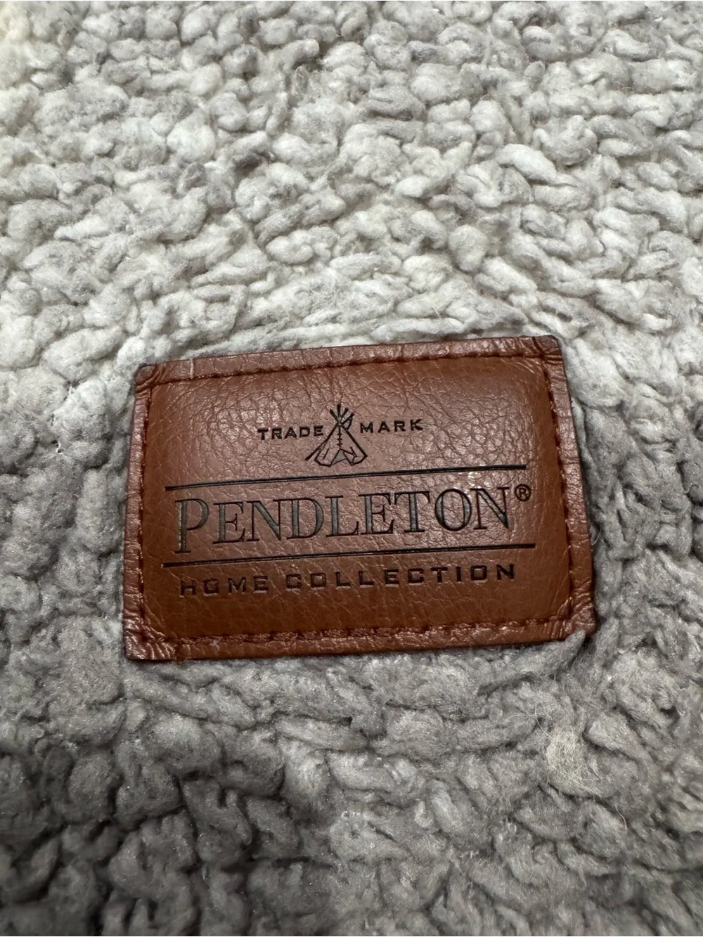 GUC Pendleton | Sherpa Fleece | Serape Buffalo Plaid | King Blanket Reversible